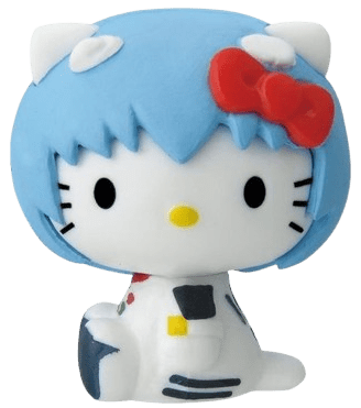 hello kitty dressed as rei ayanami