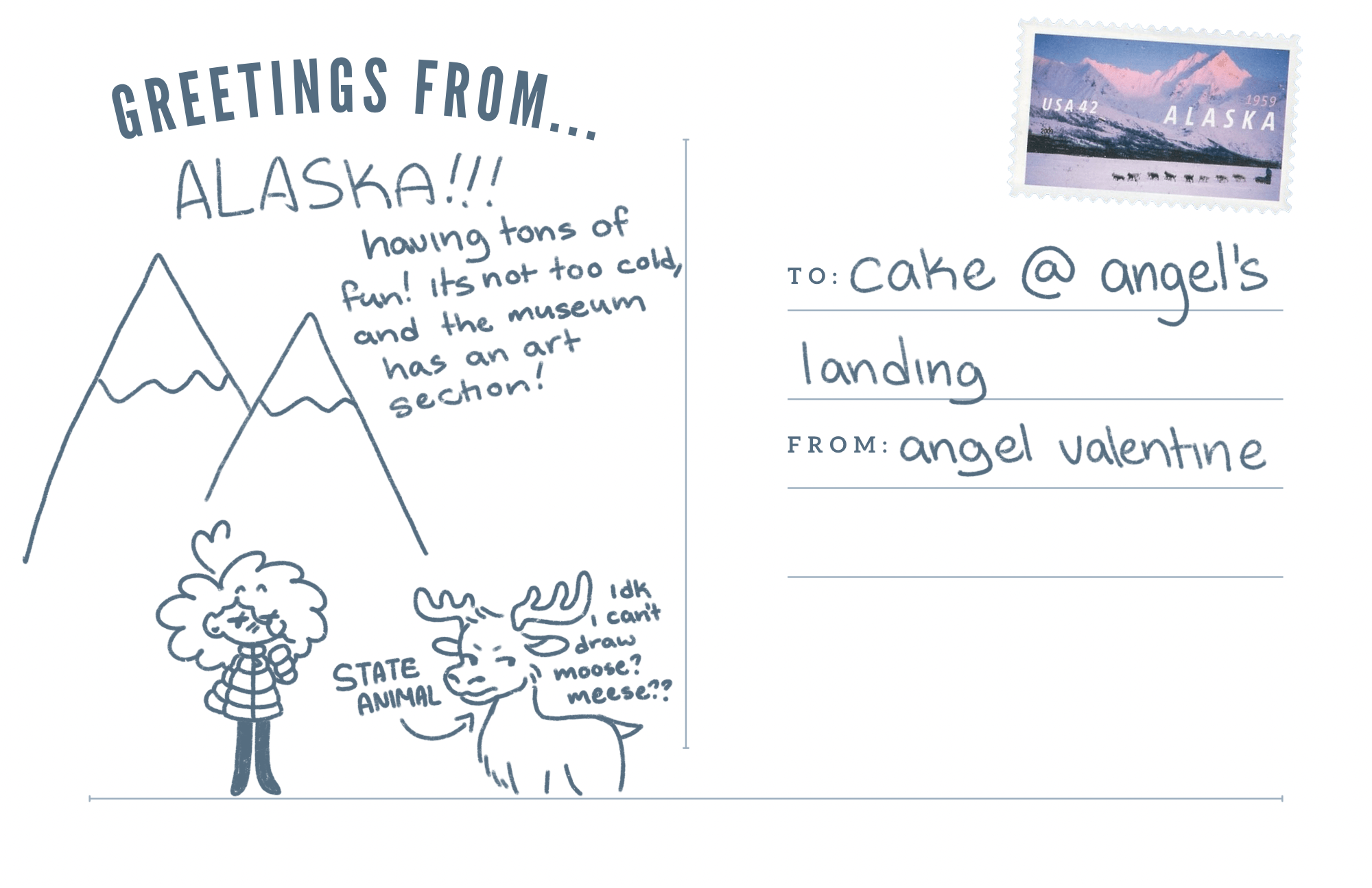 alaska postcard