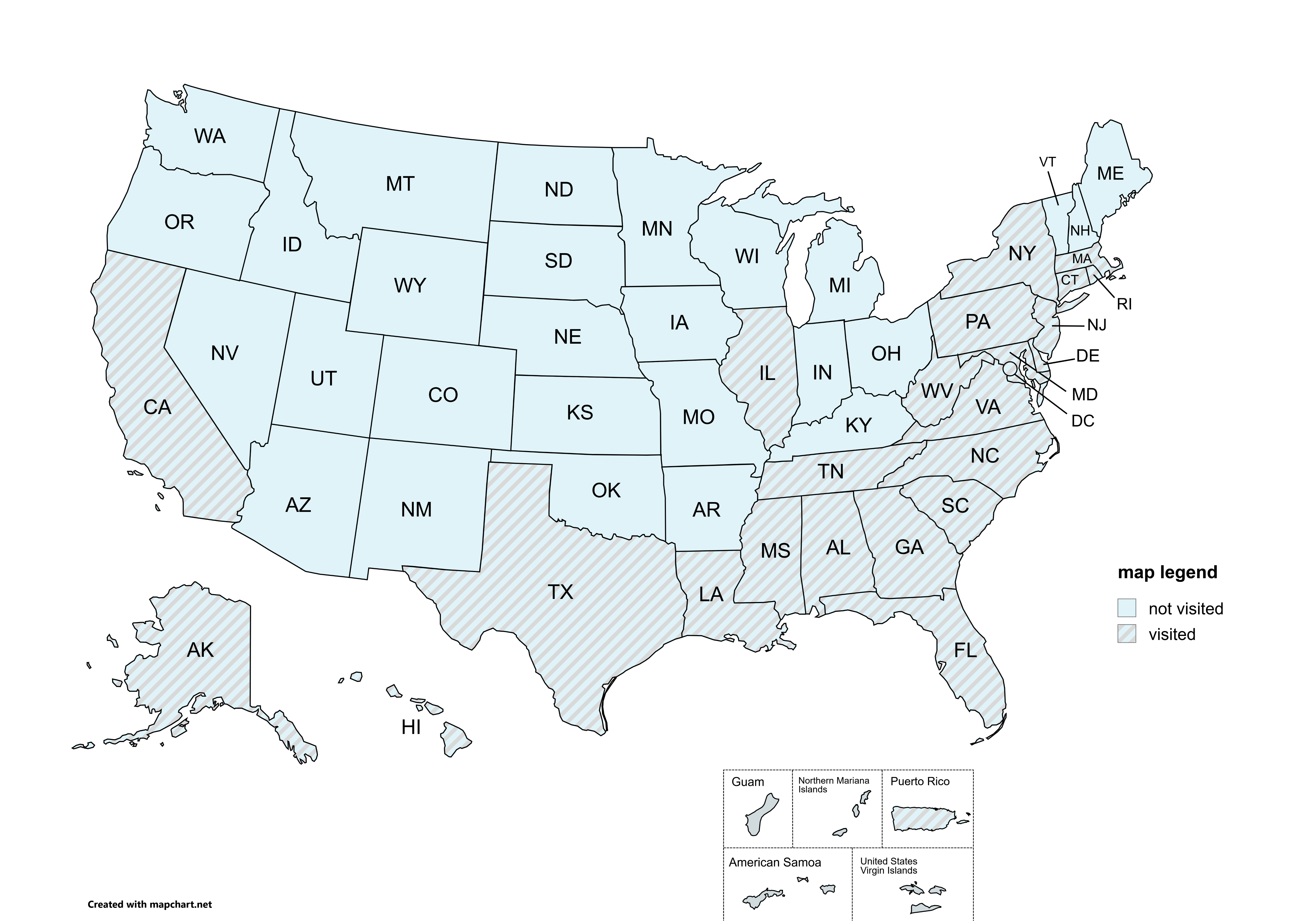 usa map